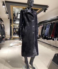 Mantel kunstkarusnahast suurus EU 40