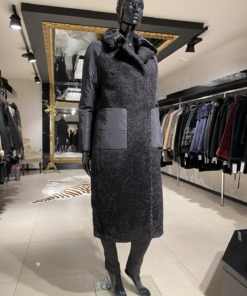 Mantel kunstkarusnahast suurus EU 36