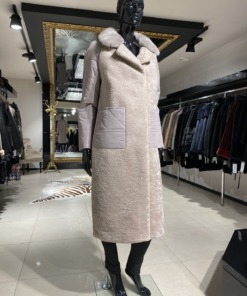 Mantel kunstkarusnahast suurus EU 40