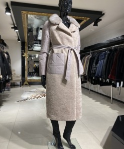 Mantel kunstkarusnahast suurus EU 42