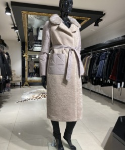 Mantel kunstkarusnahast suurus EU 44